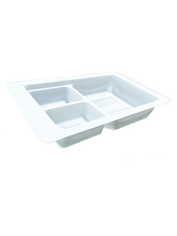 Vacuum forming blister plastic compartments tray