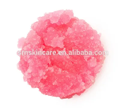 Natural Strawberry Sugar Lips Care Scrub Exfoliator