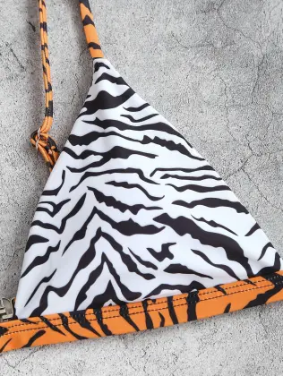 European Style Solid Color Backless Swimsuit for Women