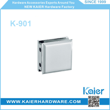 New Kaier China supplier bevel two hole fix glass shower door clamp