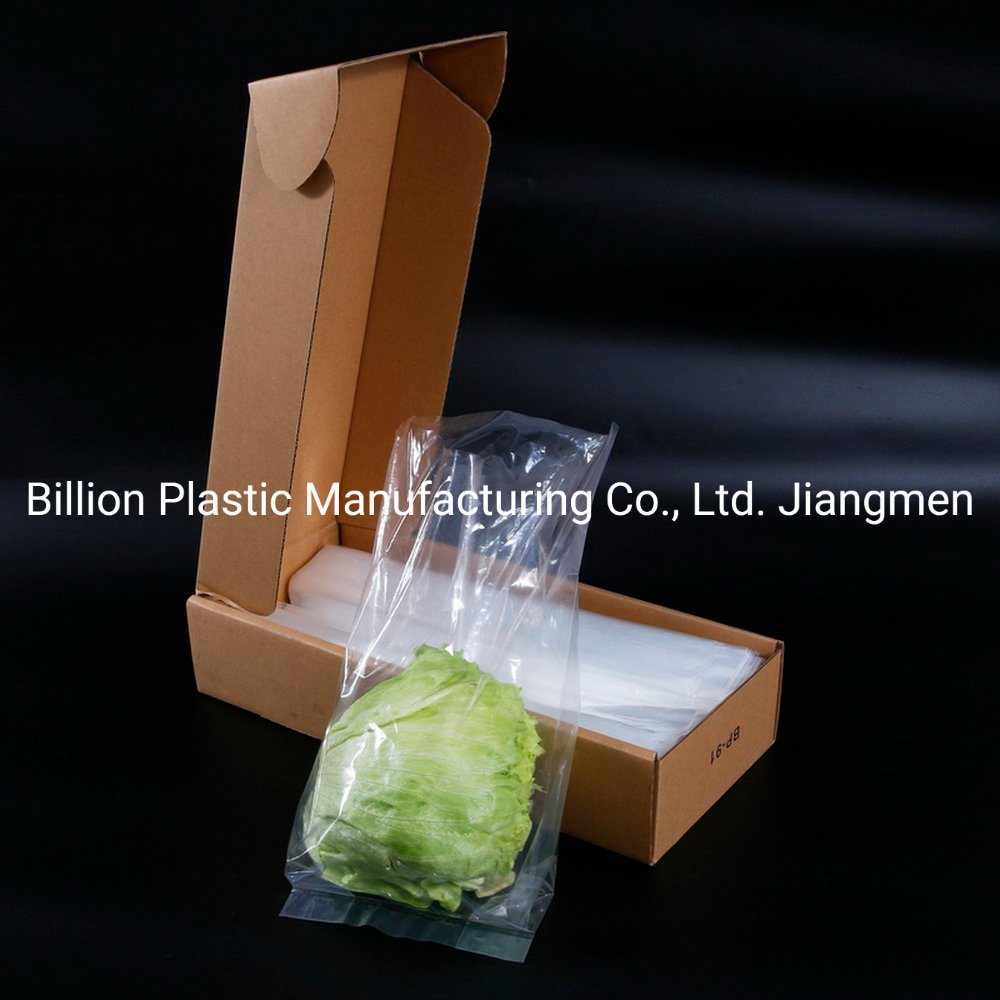 Extra Large Customized Clear Food Storage Plastic Packaging Bag