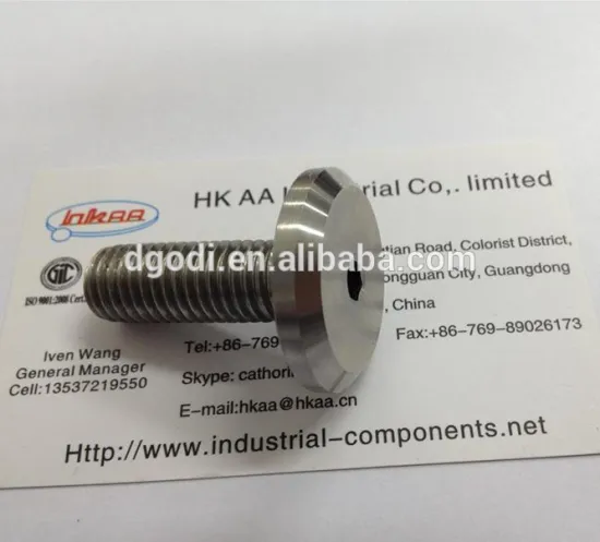 Dongguan hardware factory custom stainless steel low head socket cap screw