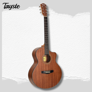 Maun ahşap akustik gitar