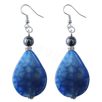 Natural Gemstone Agate Earring