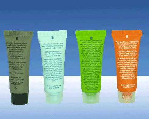 packaging tube super flat plastic soft tube