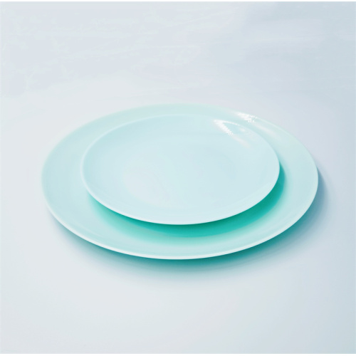 Luxury Lake Blue Round Opal Glass Common Collection