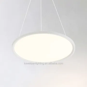 30CM Diameter Commercial Office LED Suspension Light: Ultra-Bright, Slim, and Flat Panel Design