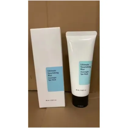 Ultimate Nourishing Rice Overnight Spa Mask by Cosrx - 60ml Rice Extract and Niacinamide Korean Skin Care