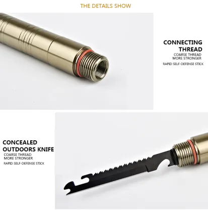 Tactical Folding Self-Defense Camping Walking Stick