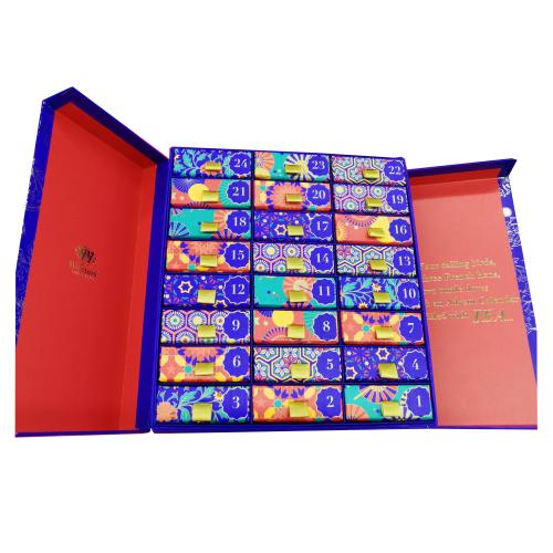 Advent Calendar tea Chocolate gift box packaging