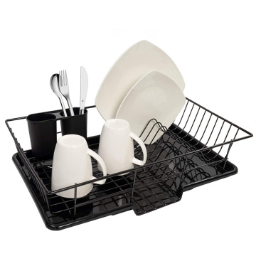 Compact Dish Drainer For Kitchen Counter Cabinet