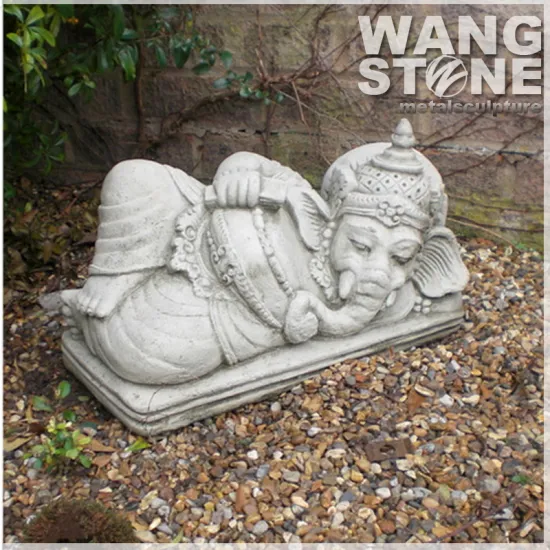 Indian God Stone Lord Ganesh Statue For Sale