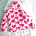 Loose love hooded fur coat