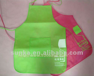 Garden Non Woven Colored Adult Aprons