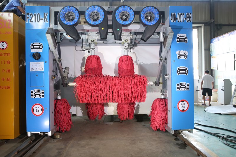 Automatic car washing equipment different views