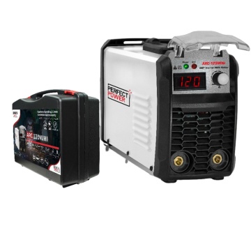 Perfekter Strom tragbarer Mini 120A MMA Stick Schweißer professioneller Handwerk Metall -Lichtbogenschweißmaschine