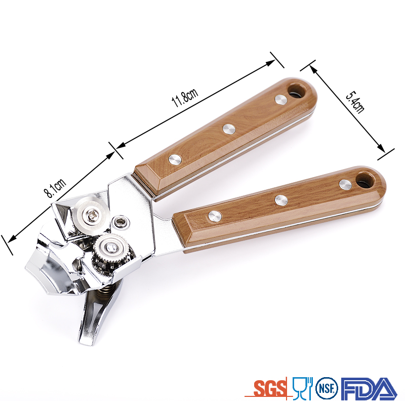 Drape Wooden Handle Can Opener