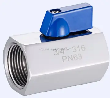 Full port 304 316 female thread ball valves
