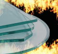 Feuerresistentes Feuer mit feuerbewertetem Glas für Vorhangwände