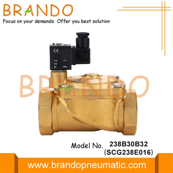 SCG238E016 ASCO Type Brass Solenoid Valve 1-1/4'' 110VAC