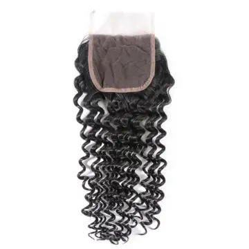 Deep Wave Brazilian Human Virgin Hair: HD Transparent Swiss Lace Front 4x4 Lace Closure and Frontal