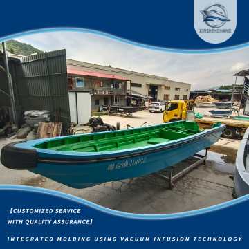 Durable FRP Work Boat with Emergency Rescue Capabilities