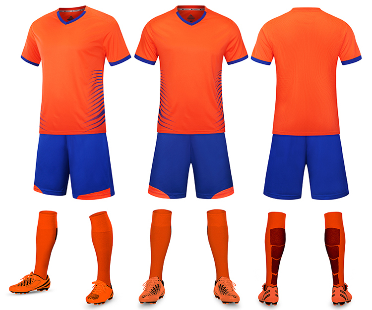 Wholesale Inexpensive Soccer Jersey Set Full Soccer Uniform