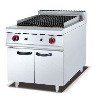 Gas BBQ Grill mit Lava -Gestein