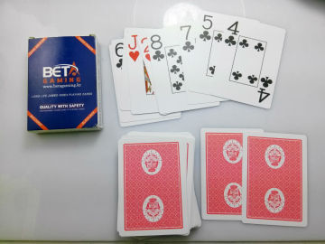 Professional casino playing cards