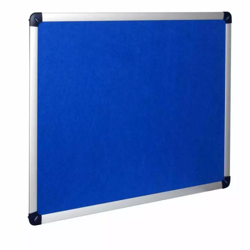 Felt Fabric Bulletin Pin Board Aluminum Frame