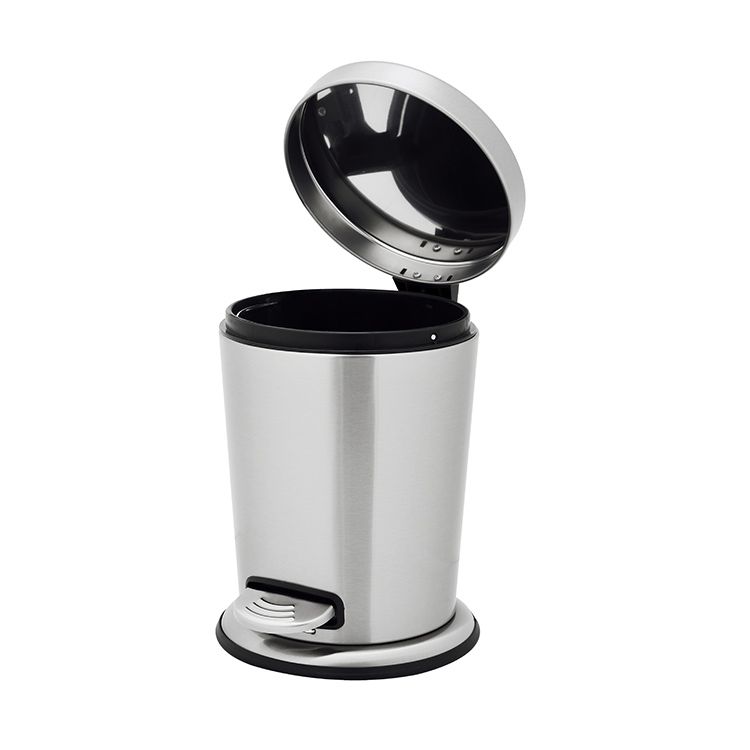 stainless steel pedal bin