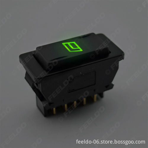 Universal 5-Pin Car Power Window Switch 12V/24V 20A with Illumination Indicator