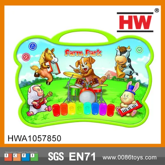 plastic baby musical keypad kids piano toy