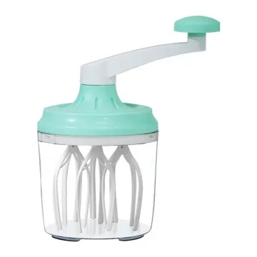 Hand-Cranked Whisk Milk Frother Mixer - Practical Kitchen Tool