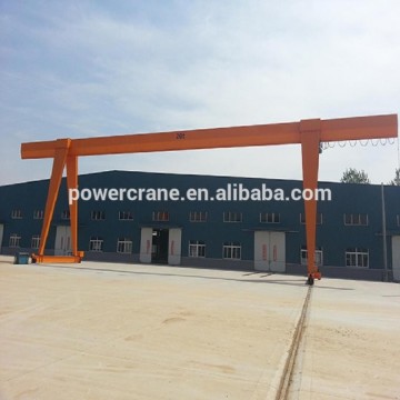 Single Girder MH Electric Hoist Gantry Crane