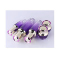 Skin care bottle set of purple glass bottle