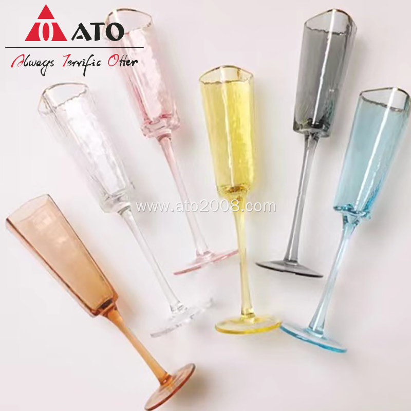 Triangle Champagne flute/red wine/tumbler glass