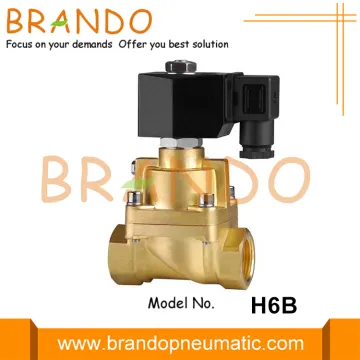 75 bar Water Brass High Pressure Solenoid Valve