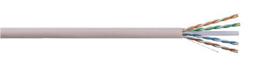 ROHS conform U/UTP unshielded CAT6 Twisted Pair Installation Cable 4 pairs twisted bare copper cat 6 utp cable