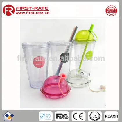 plastic straw space cup