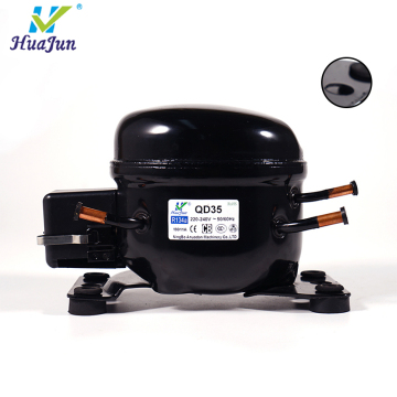 HuaJun China Factory: CE RoHS CCC Certified 1/9 HP Compressor for Refrigerator/R134a