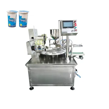 Small Bubble Tea Cup Filler Packaging Machine