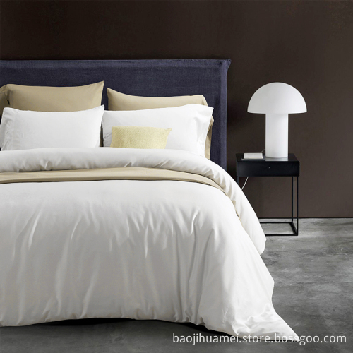 Snow White 4 PCS 100% Egyptian Cotton Bedding Sets
