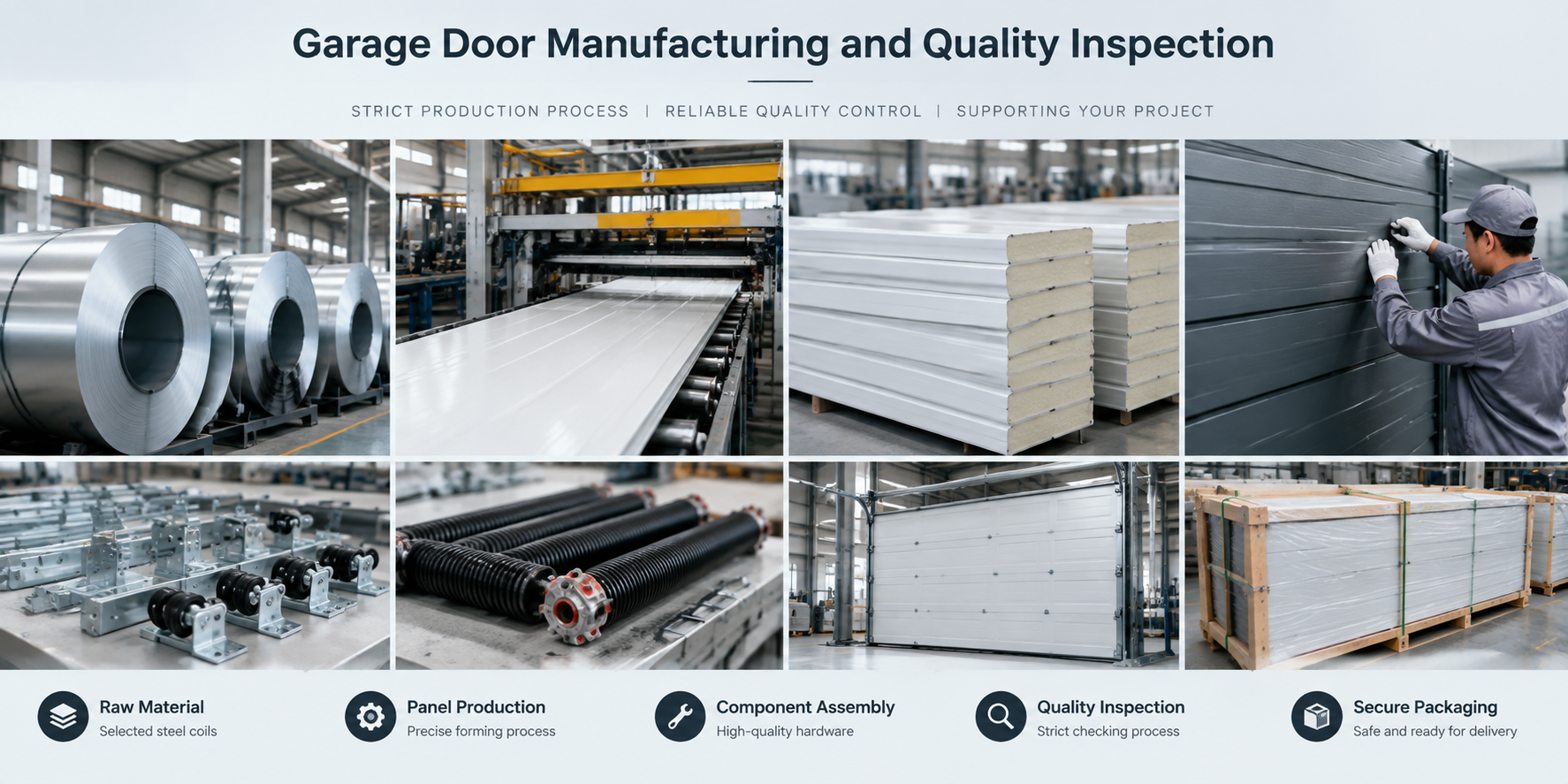 Garage Door Manufacturing and Quality Inspection