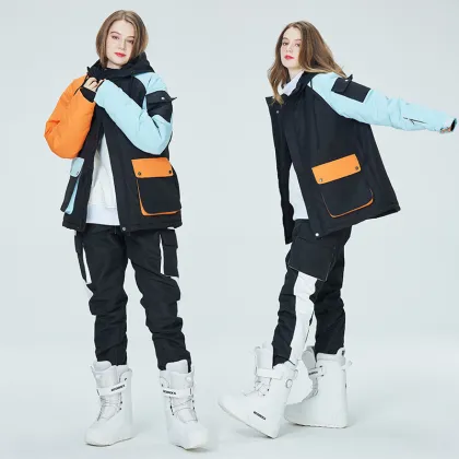 Yufan High Quality Multi-Color Down Jacket Ski Wear Snow Suit