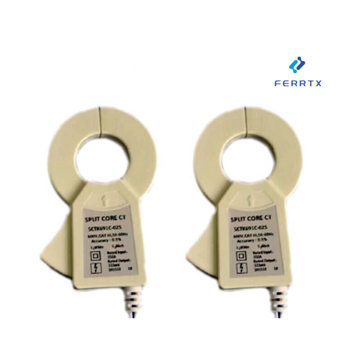 Família de núcleo dividido magnético de sensor atual