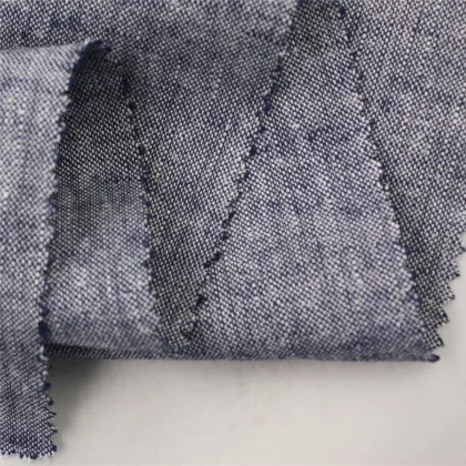 55/45 cotton/viscose linen rayon slub shirt fabric
