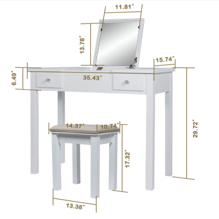 Wholesalemdfdressingtable 6