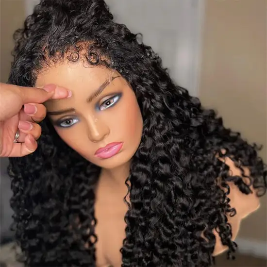 13x6 & 13x4 Loose Deep Wave Straight Curly Vietnamese Raw Mink Virgin Indian Hair Closure Wigs