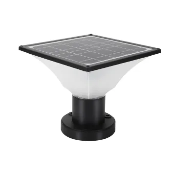 High Quality Outdoor Post Garden Gate LED Solar Pillar Light with Remote Control